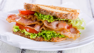 Coconut Bacon BLT Sandwich
