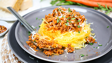 Spaghetti Squash Bolognese