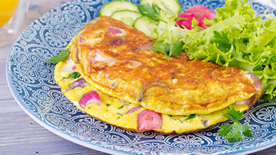 Overstuffed Omelette Burrito